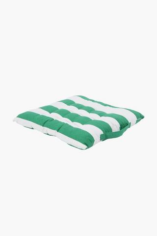 Stripe Cotton Chair Pad, 40x40cm