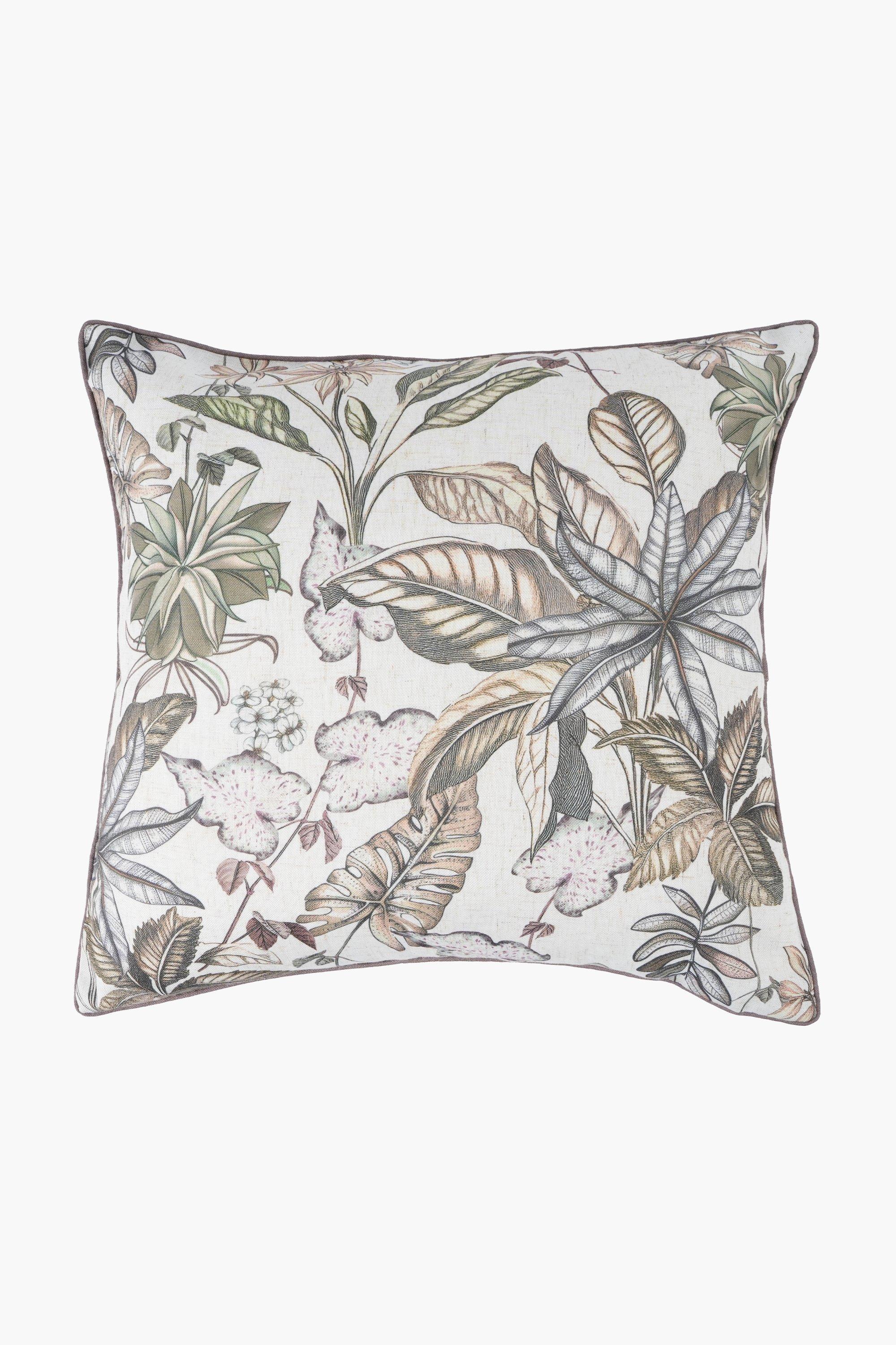 Printed Rory Leaf Scatter Cushion, 60x60cm