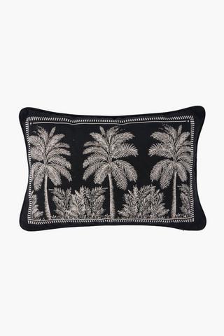 Extra Premium Jacquard Palm Feather Filled Scatter Cushion, 40x60cm