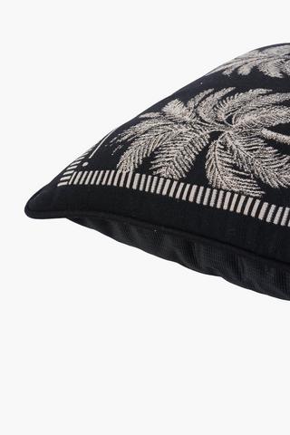 Extra Premium Jacquard Palm Feather Filled Scatter Cushion, 40x60cm