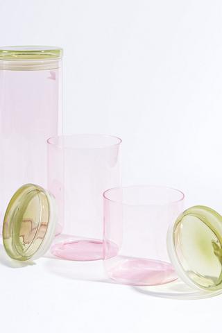 6 Piece Glass Storage Jar Set