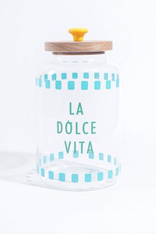 Large La Dolce Vita Storage Jar, 2.5l