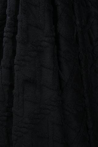 Jacquard Sherpa Geometric Blanket, 150x200cm