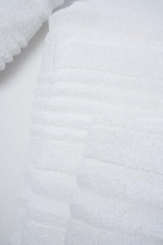 Premium Jacquard Ribbed Zero Twist Bath Sheet