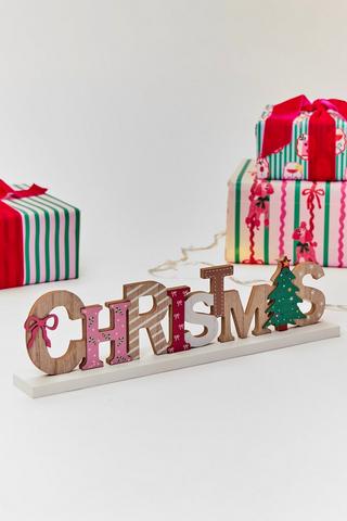 Candy Christmas Sign, 40x10.5cm