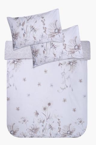 Premium Cotton Lowell Floral Duvet Cover Set
