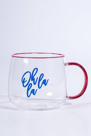 Script Glass Mug, 32oml