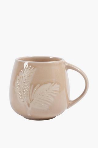 Leaf Barrel Embossed Mug