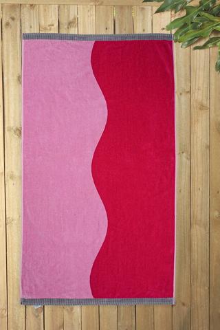 Cotton Jacquard Plain Towel, 85x160cm