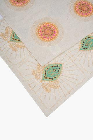 2 Pack Diwali Napkin Set, 40x40cm