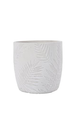 Fern Stone Planter, 18cm