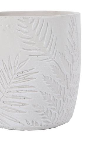 Fern Stone Planter, 18cm