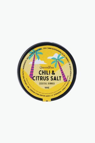 Queen And Me Chilli And Citrus Salt Cocktail Rimmer,100g
