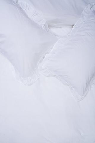 144 Thread Count Premium Cotton Frill Duvet Cover Set