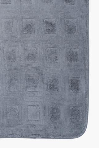 2 Piece Square Foam Bath Mat Set