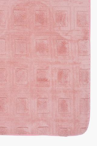 2 Piece Square Foam Bath Mat Set