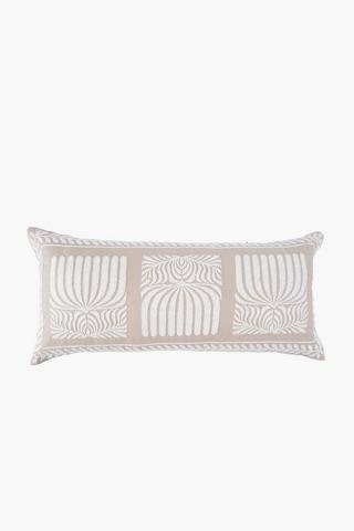 Extra Premium Textured Aubrey Feather Filled Scatter Cushion, 40x90cm