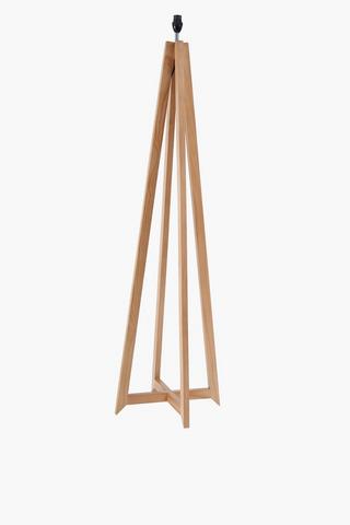 Zara Wooden Standing Lamp Base, B22