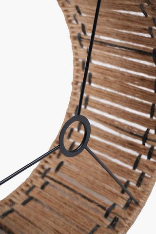 Jade Jute Drum Lamp Shade, 34x20cm