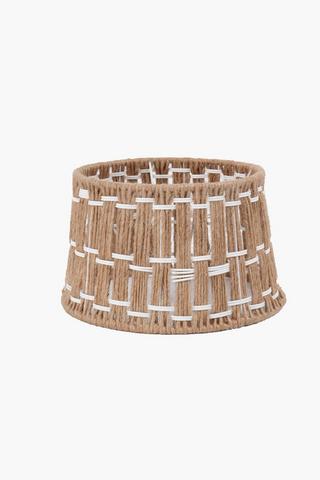 Jade Jute Drum Lamp Shade, 30x18cm
