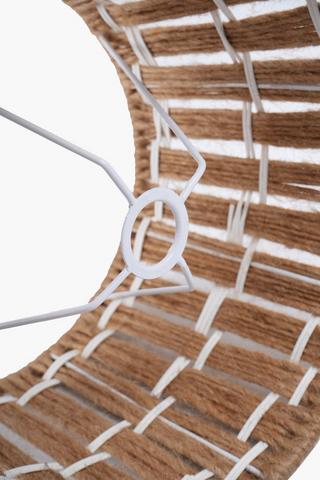 Jade Jute Drum Lamp Shade, 30x18cm