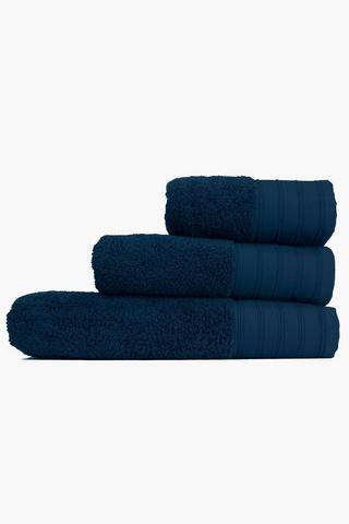 Premium Cotton Big Softy Zero Twist Border Hand Towel