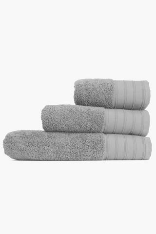 Premium Cotton Big Softy Zero Twist Border Hand Towel