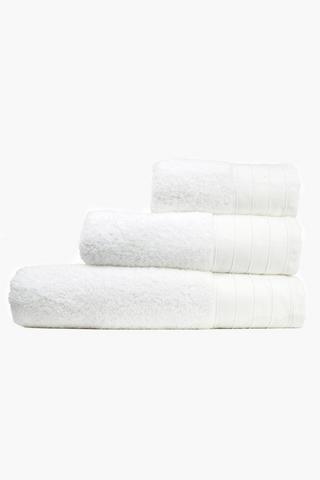 Premium Cotton Big Softy Zero Twist Border Bath Sheet