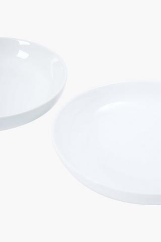 2 Piece Porcelain Curry Bowl Set