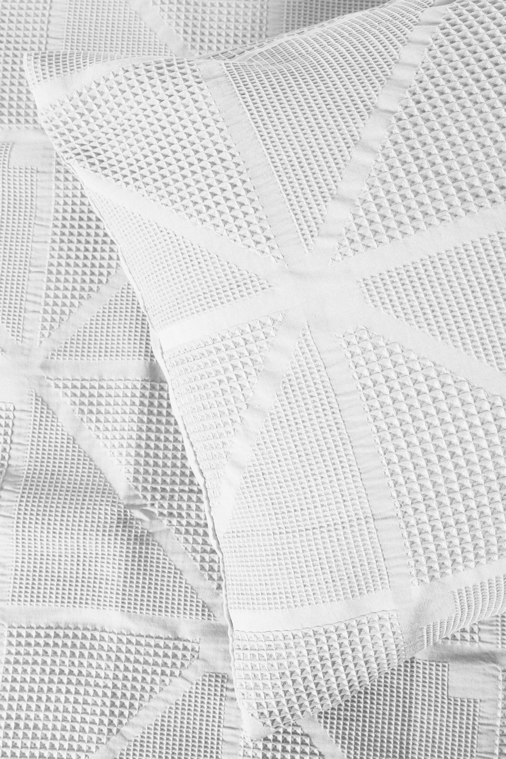 Waffle Oxford Euro Continental Pillowcase