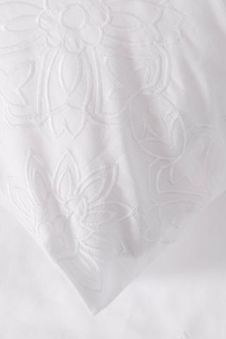2 Pack Embroidered Cotton Pillowcases