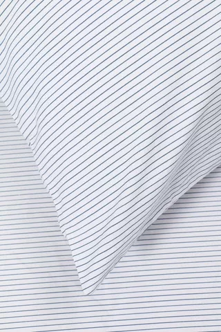 200 Thread Count Stripe Fitted Sheet