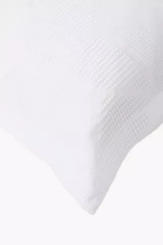Cotton Waffle Euro Continental Pillowcase