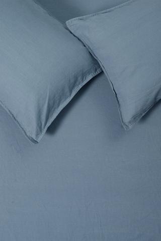 100% Washed Cotton Extra Length Extra Depth Fitted Sheet