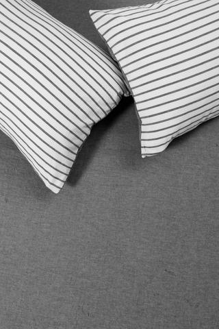 Cotton Chambray Fitted Sheet Extra Length Extra Depth