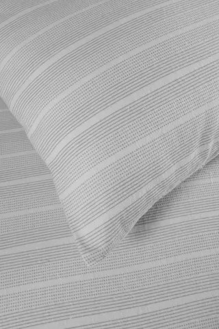 100% Brushed Cotton Stripe Extra Length Extra Depth Winter Fitted Sheet