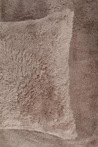Teddy Fleece 2 Pack Pillowcase