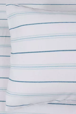 Winter Brushed Cotton Loire Stripe Pillowcase