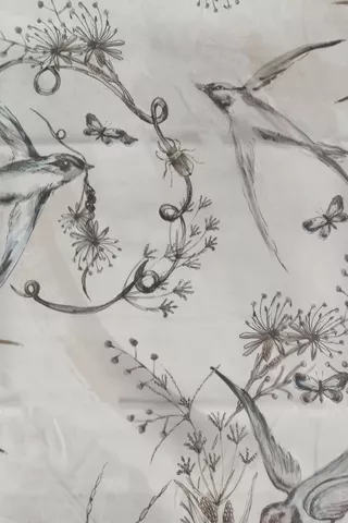 Polycotton Swallows Fabric