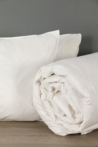 Feather And Down Cotton Inner And Pillow Set