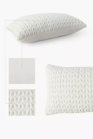Rouched Velvet Scatter Cushion 30x50cm