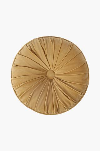 Round Velvet Scatter Cushion