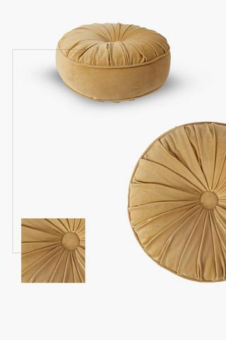 Round Velvet Scatter Cushion