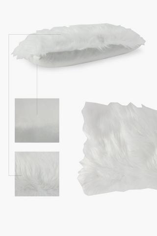 Faux Fur Scatter Cushion, 30x80cm