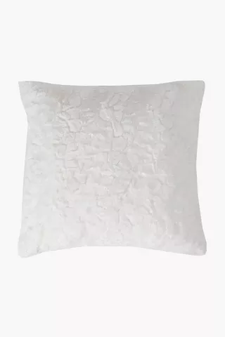 Ripple Faux Fur Scatter Cushion 60x60cm