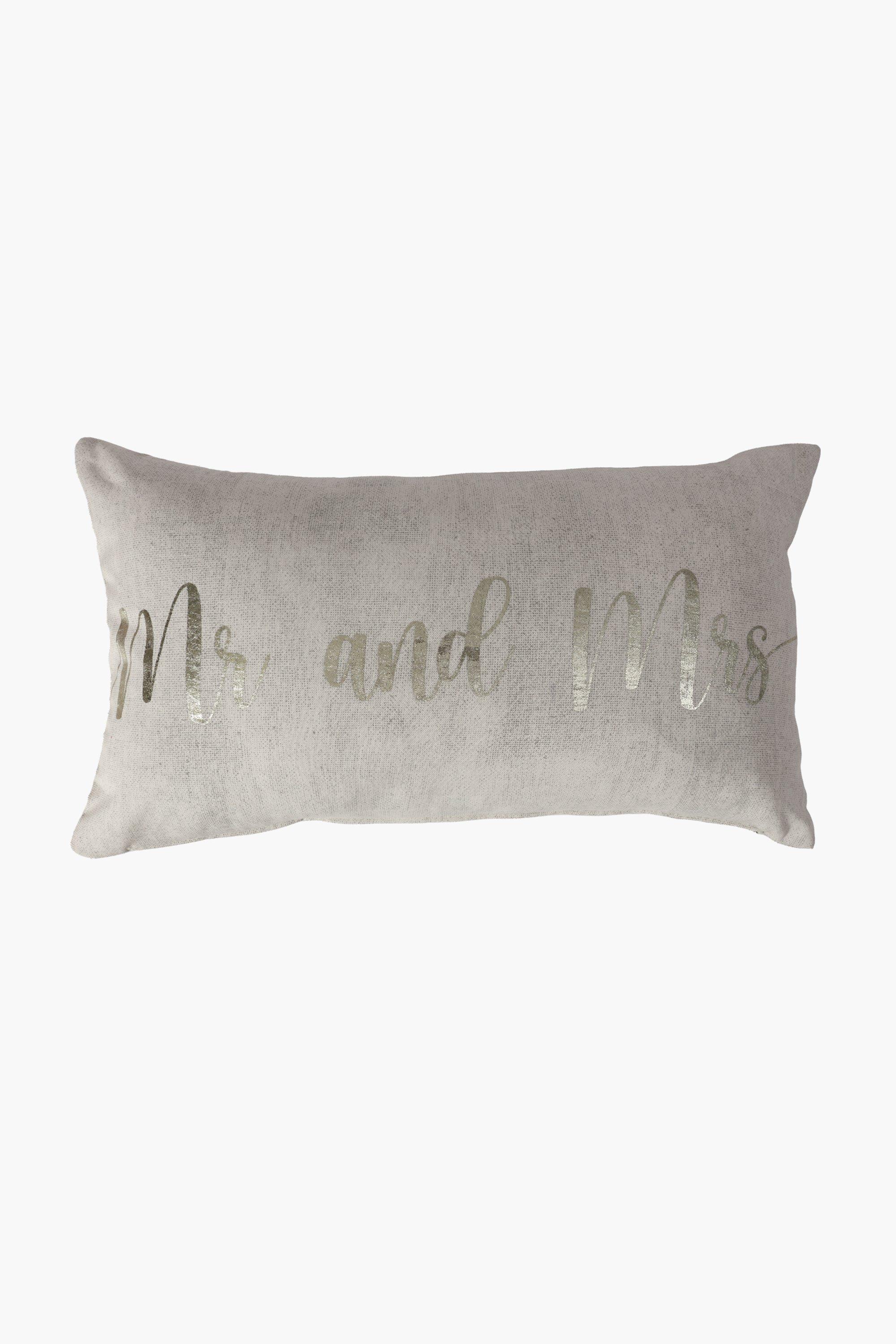 Mr And Mrs Scatter Cushion 30x50cm