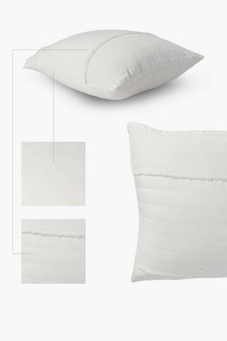 Feather Filled Texture Scatter Cushion 60x60cm