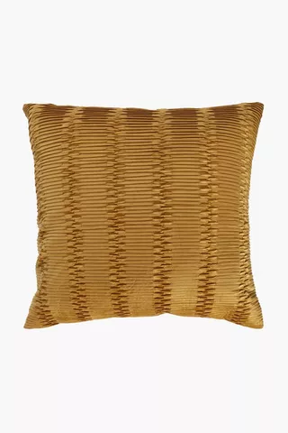 Velvet Tuck Scatter Cushion, 60x60cm