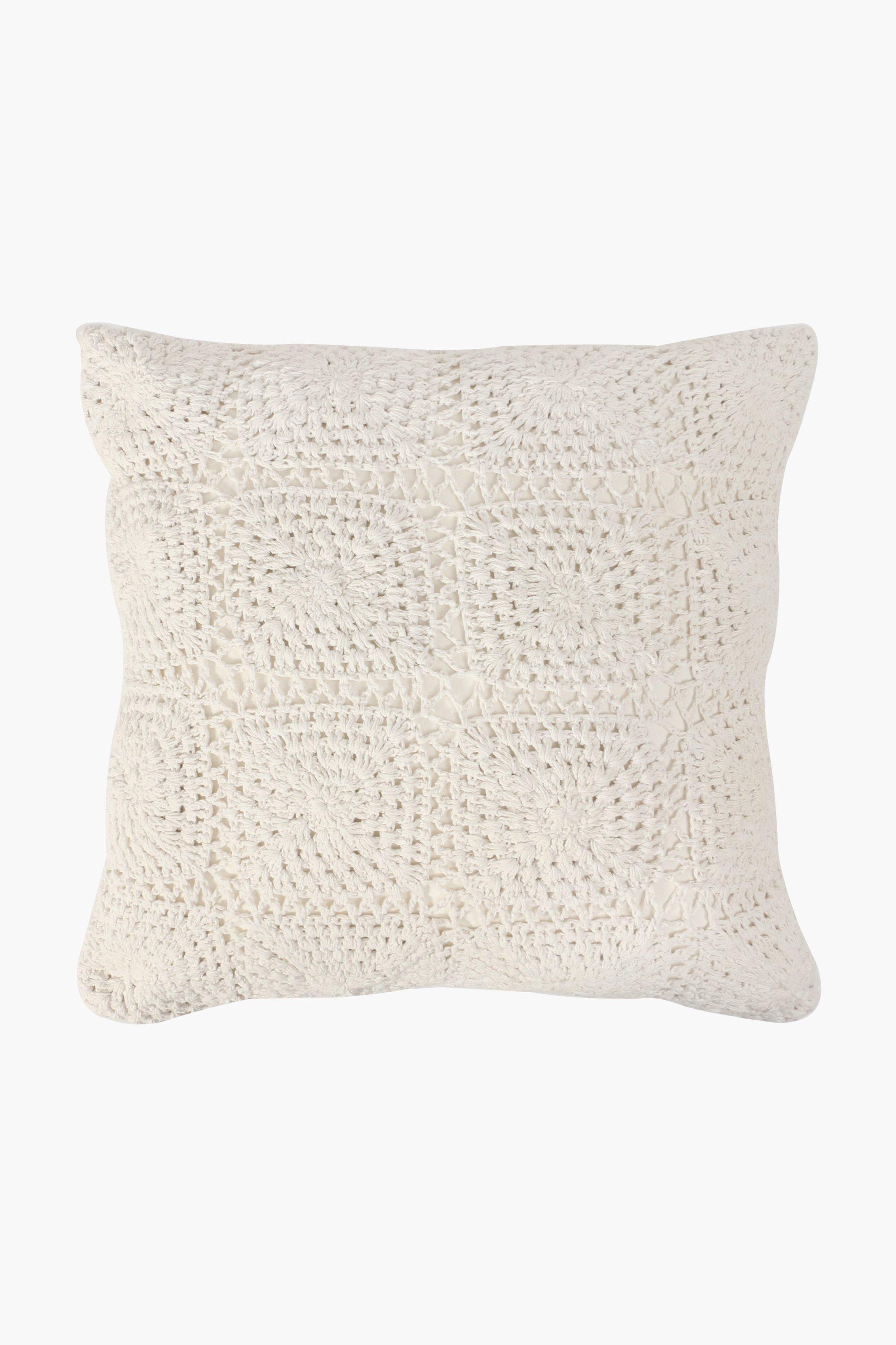 Crochet Square Scatter Cushion, 60x60cm