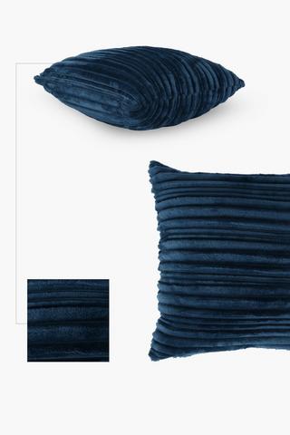 Ribbed Woven Flannel Scatter Cushion 60x60cm